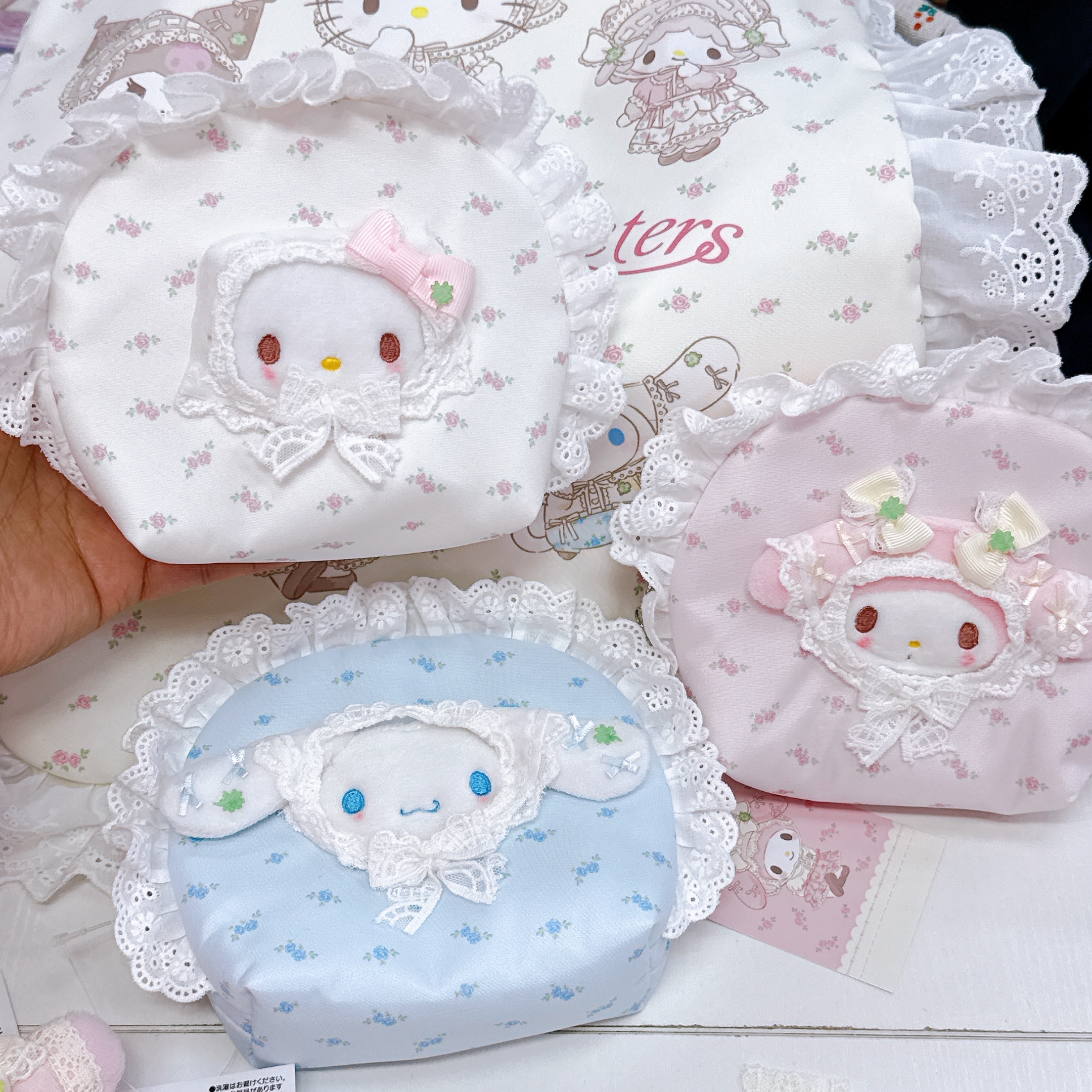 日本直送Sanrio四葉草系列 Kitty Melodyy玉桂狗 Kuromi