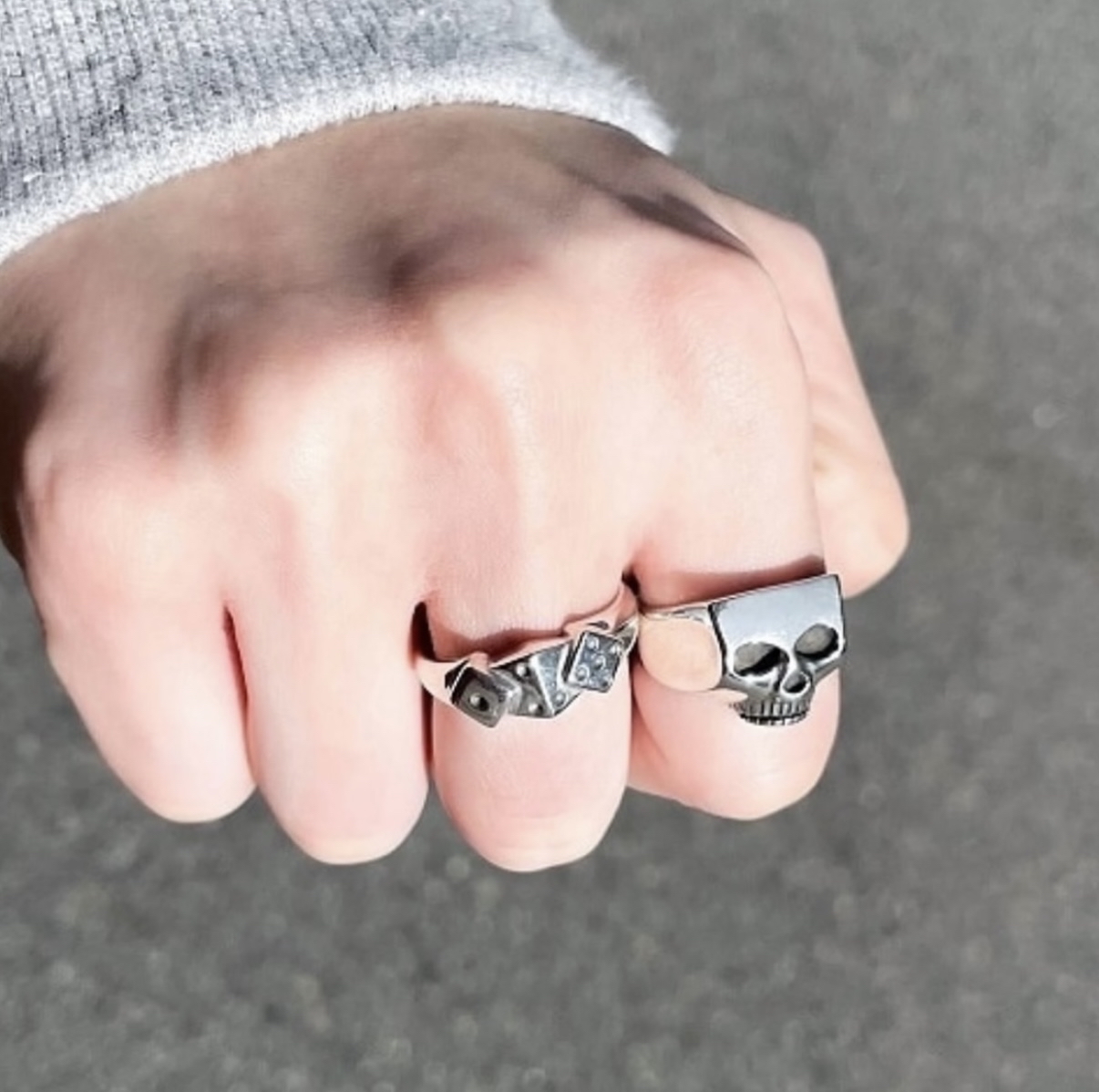 Mollive Heavry OZ GAMBLER DICE RING SV925