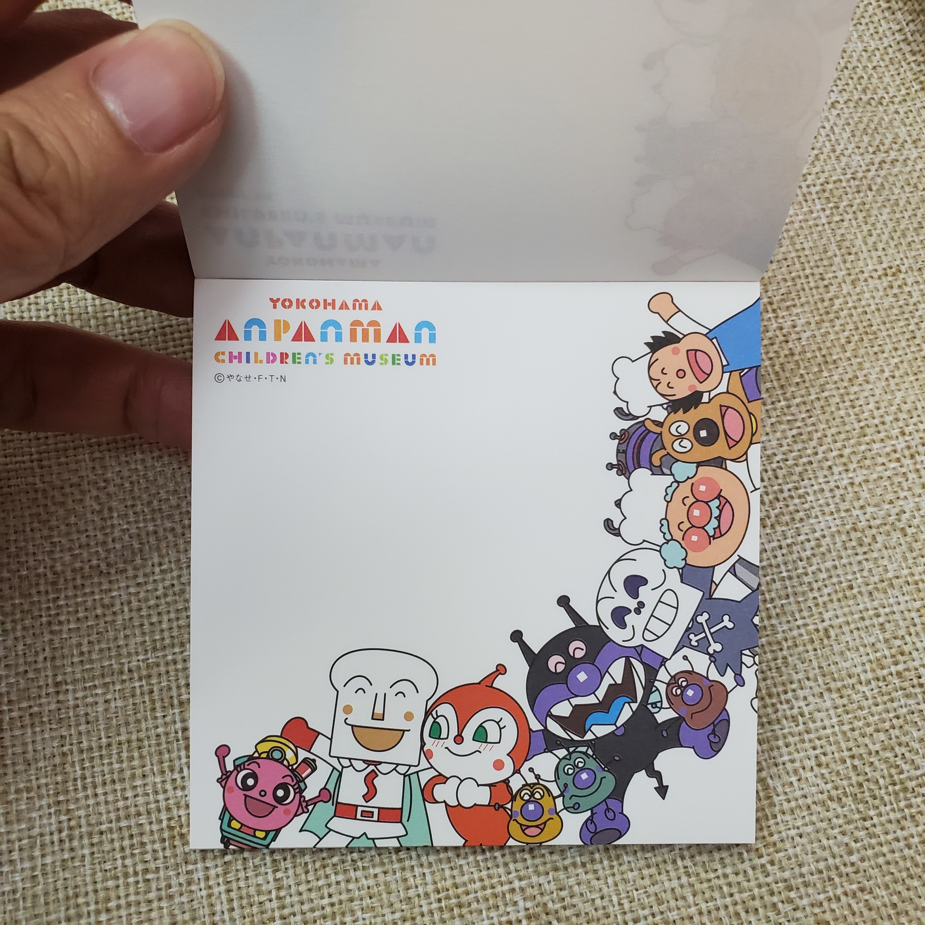 [現貨] [日本直送] 麵包超人 {Memo pad TF120354}