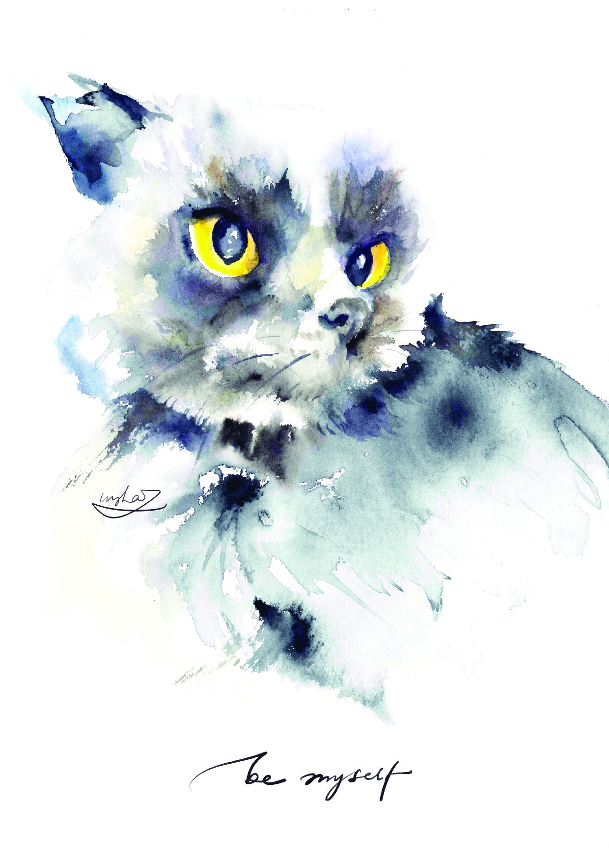 Creative Studio - A4 ART PRINTS Watercolour Animal Portraits