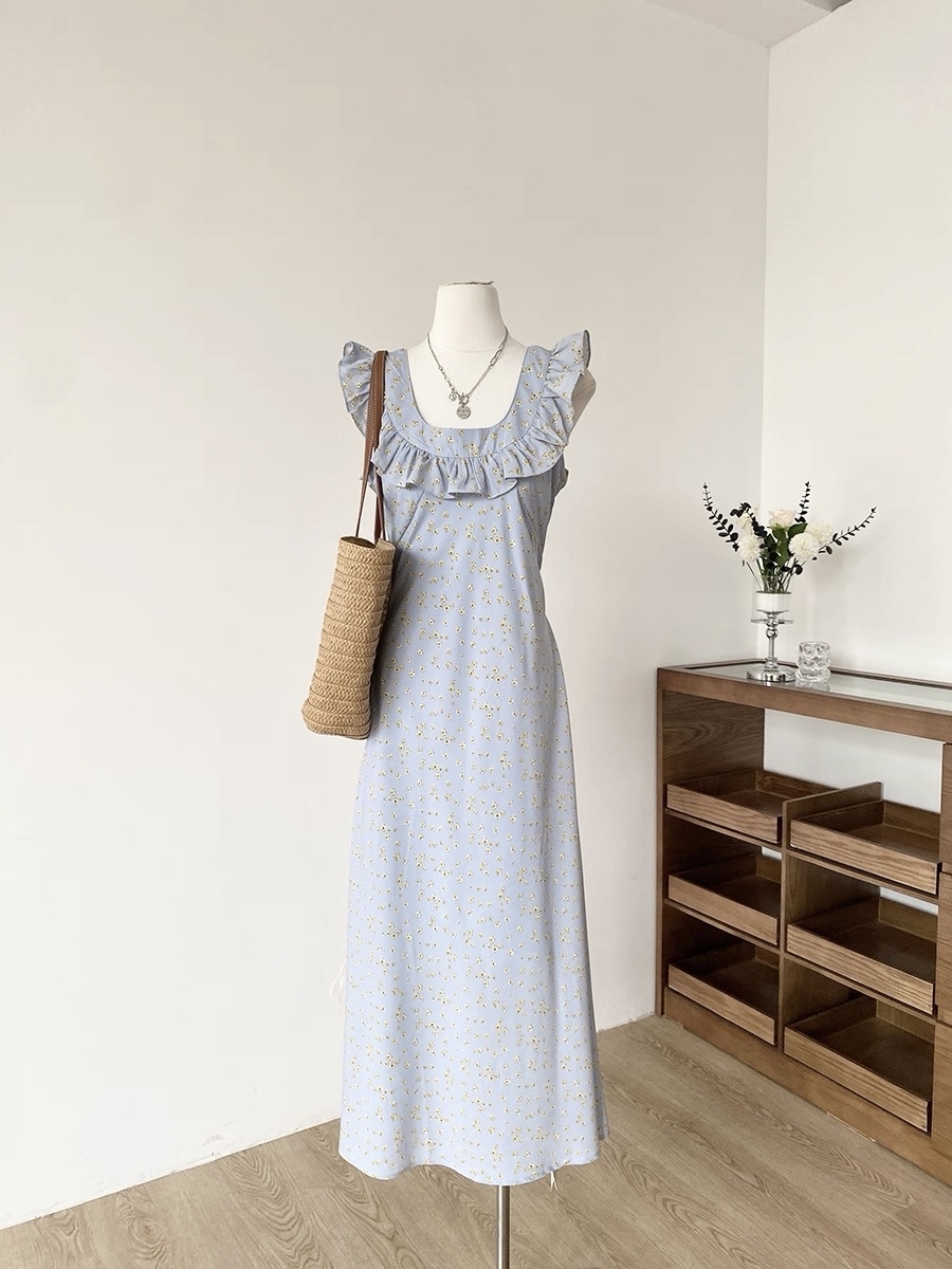 DR288法式碎花连衣裙