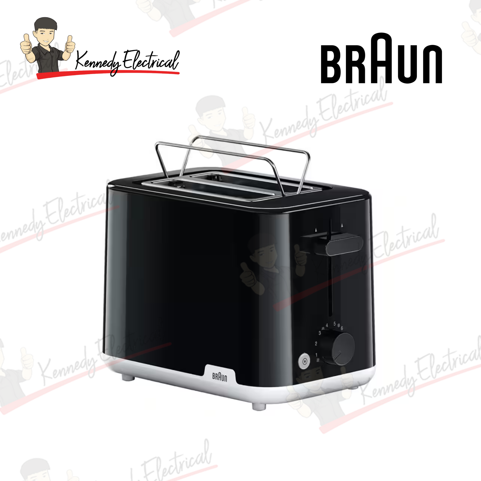 Braun Breakfast1 2-Slot Toaster White (HT1010)