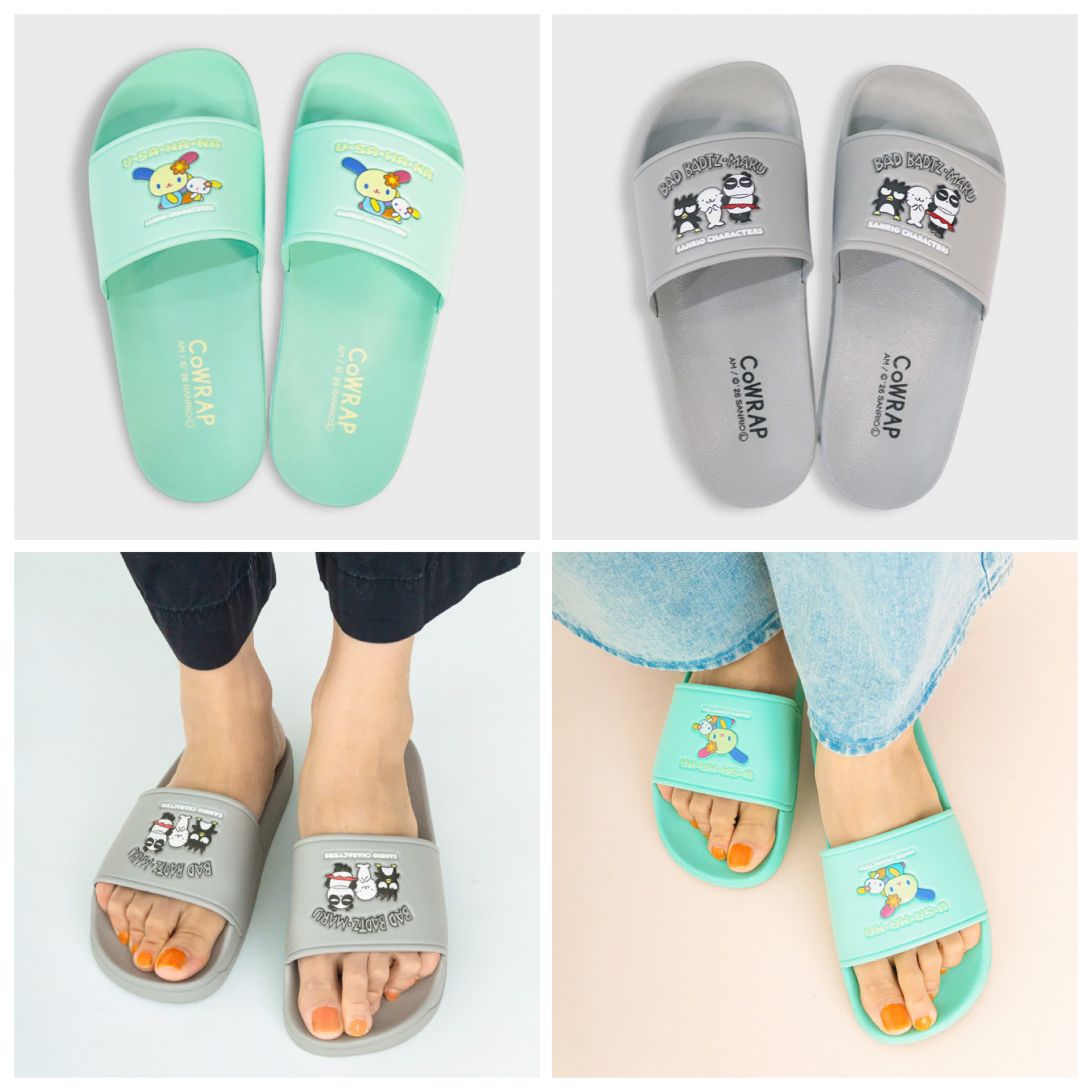 日本預訂📍日本Sanrio可愛圖案夏日拖鞋 1/4日本開售