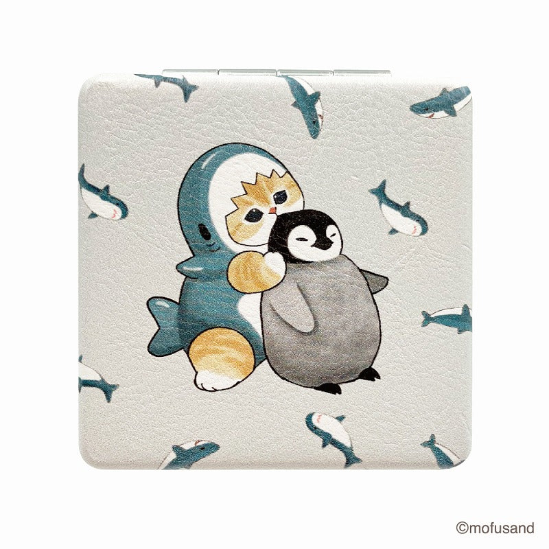 日本 Mofusand貓咪 鯊魚貓 mofumofu store 鏡