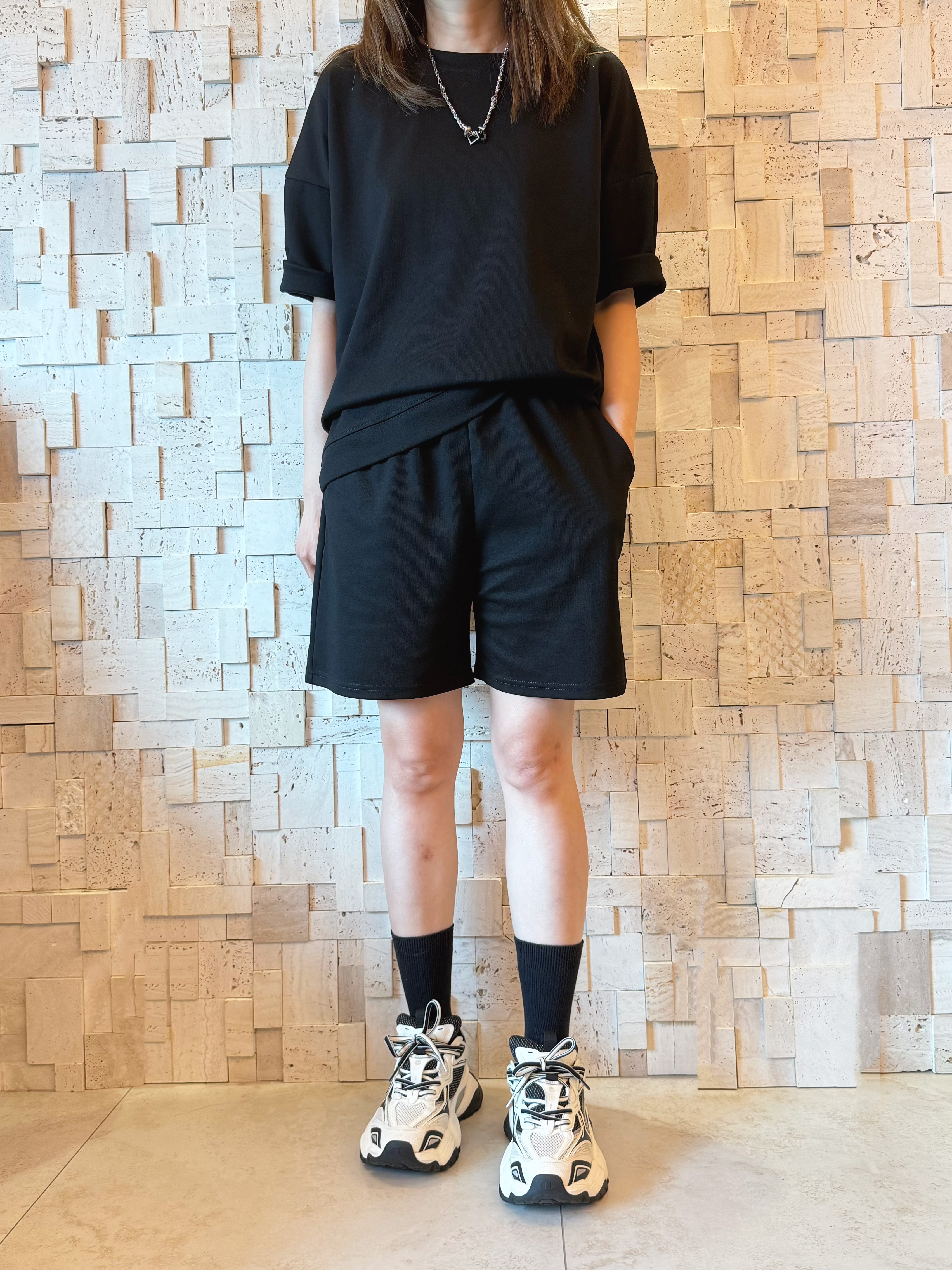 S00359 棉料短褲套裝