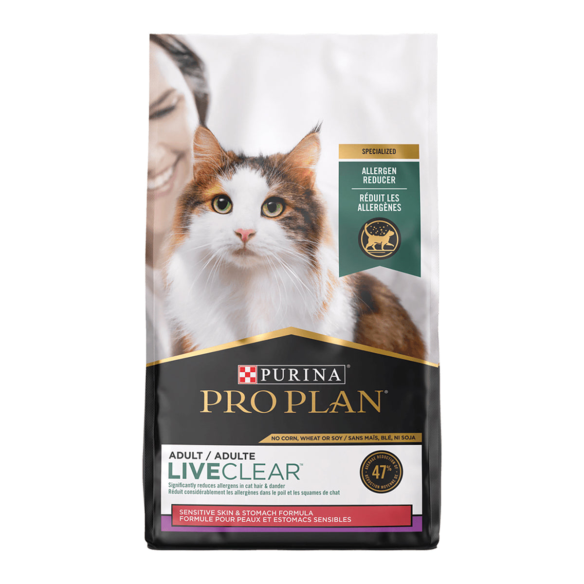 PURINA® PRO PLAN® 舒敏系列™ 成貓敏感皮膚及腸胃配方(火雞) 3.2磅