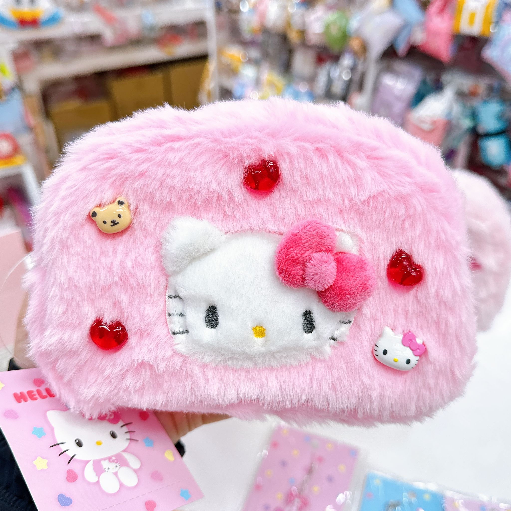 日本直送日本版3D珠子系列電話繩/化妝袋/盲盒髮夾，散子包（隨機抽出）