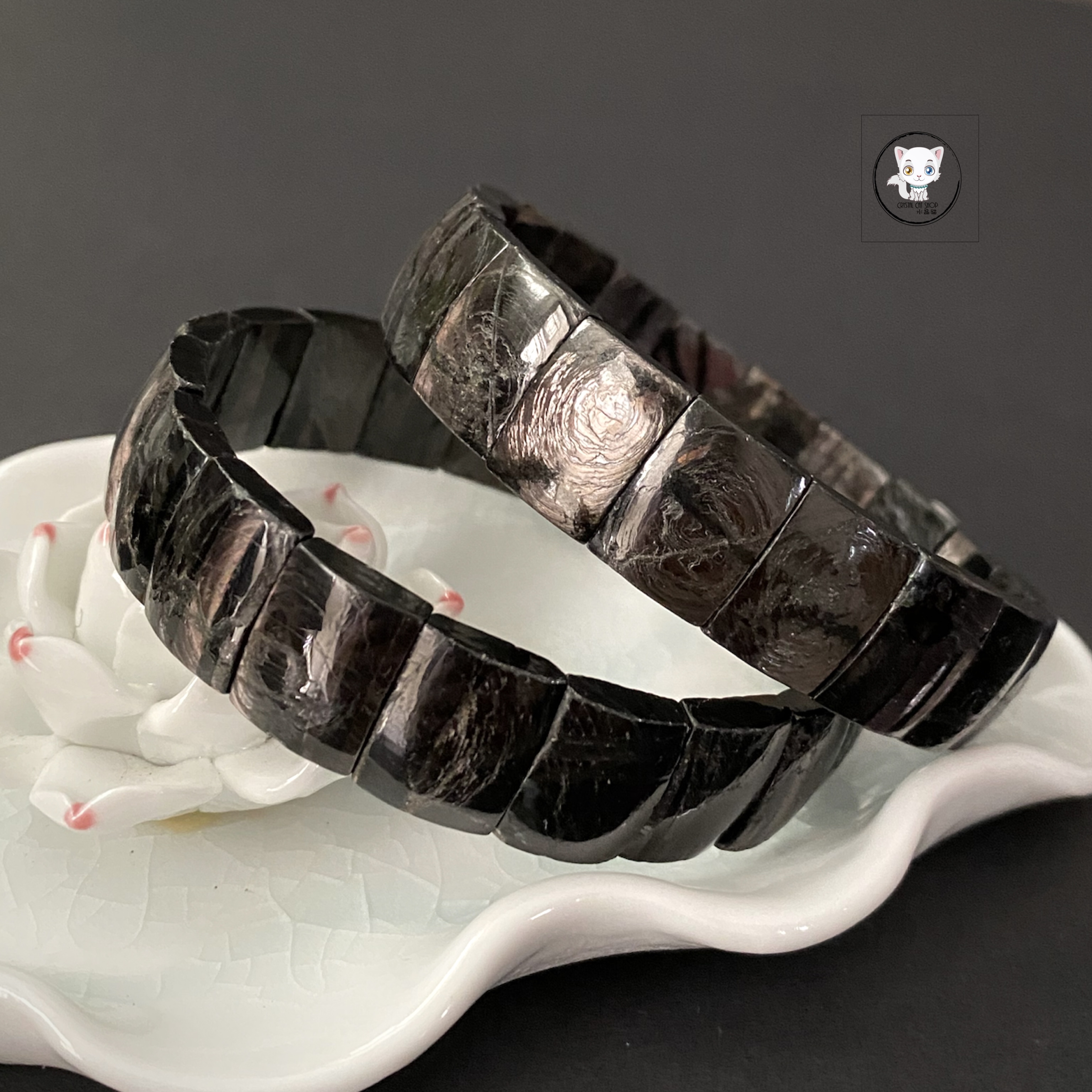 天然金運石手排 14mm