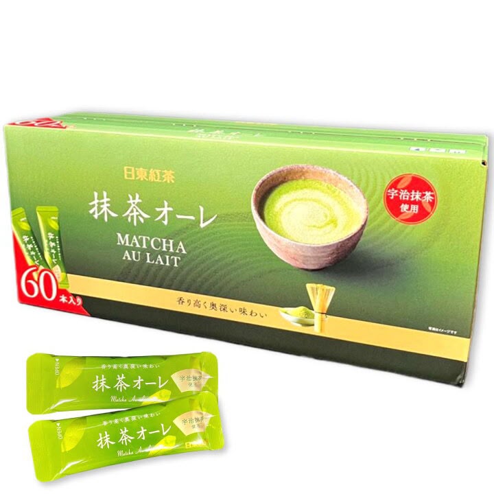 日本Costco - 【日東紅茶】宇治抹茶 Ole （60條/盒）