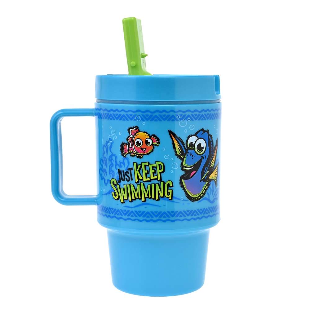 🎀【預訂】Disney Nemo Just Keep Swimming 水杯連飲管 530ml