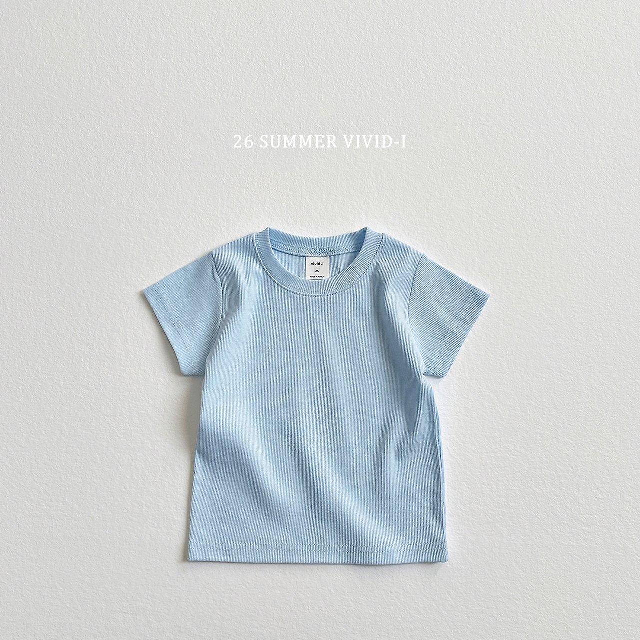 Vivid ｜ Basic Tee （Blue L 105-115)