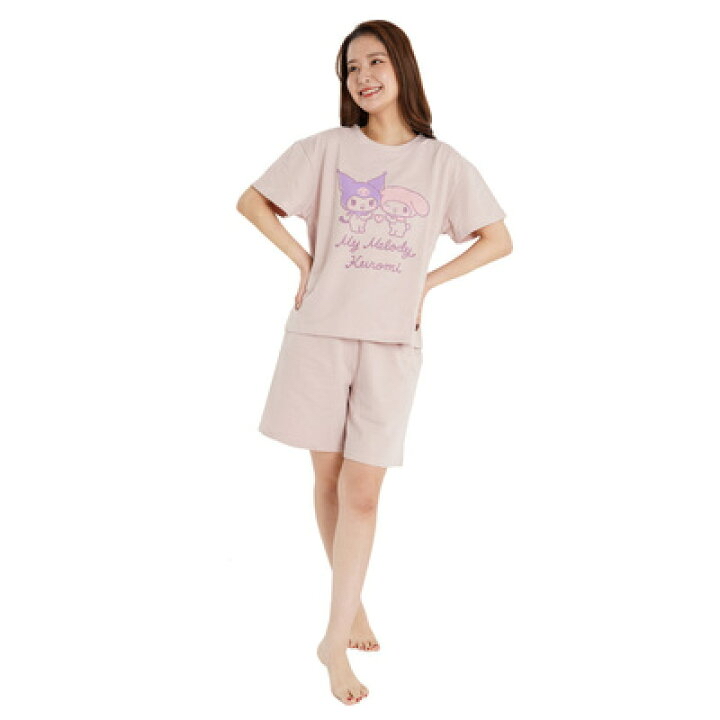 🎌日本直送🎌Kuromi x Melody 短衫短褲 家居服套裝