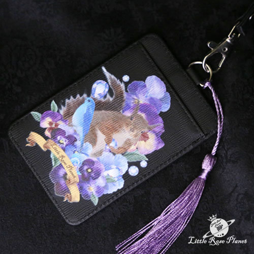 【現貨】 Garden Series 法式花園流蘇證件套 - 兔兔/松鼠款