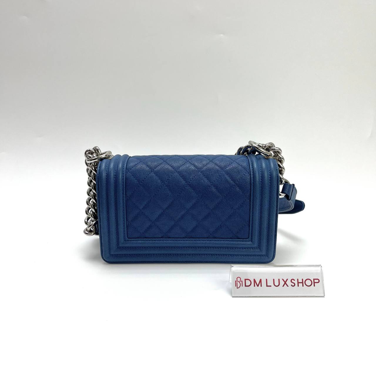 Chanel Boy Blue Caviar Small SHW (Serial 30 Year 2020)