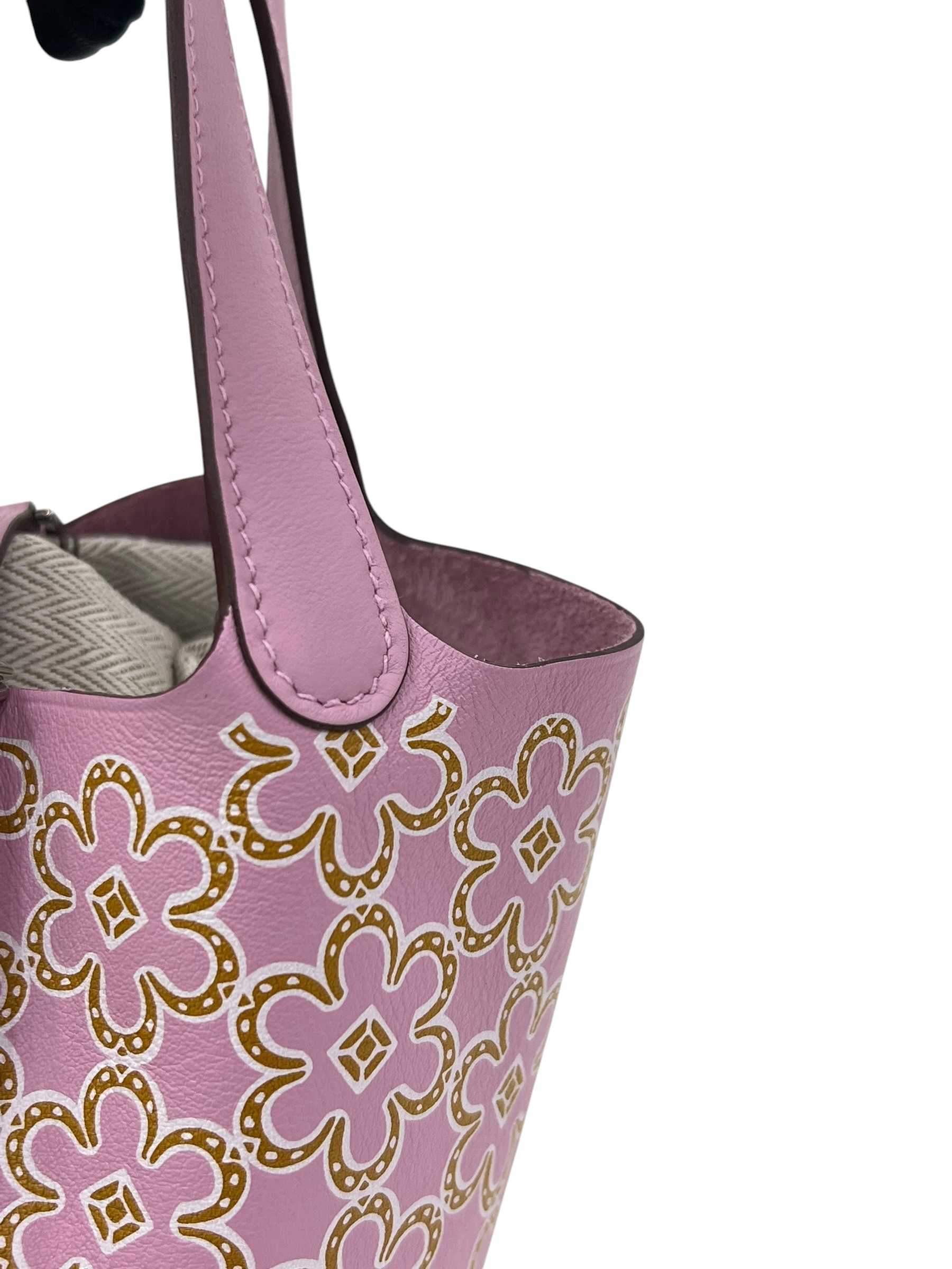 Pre-Owned HERMÉS Micro Picotin Lucky Daisy Stamp U /  Product Code: 061506