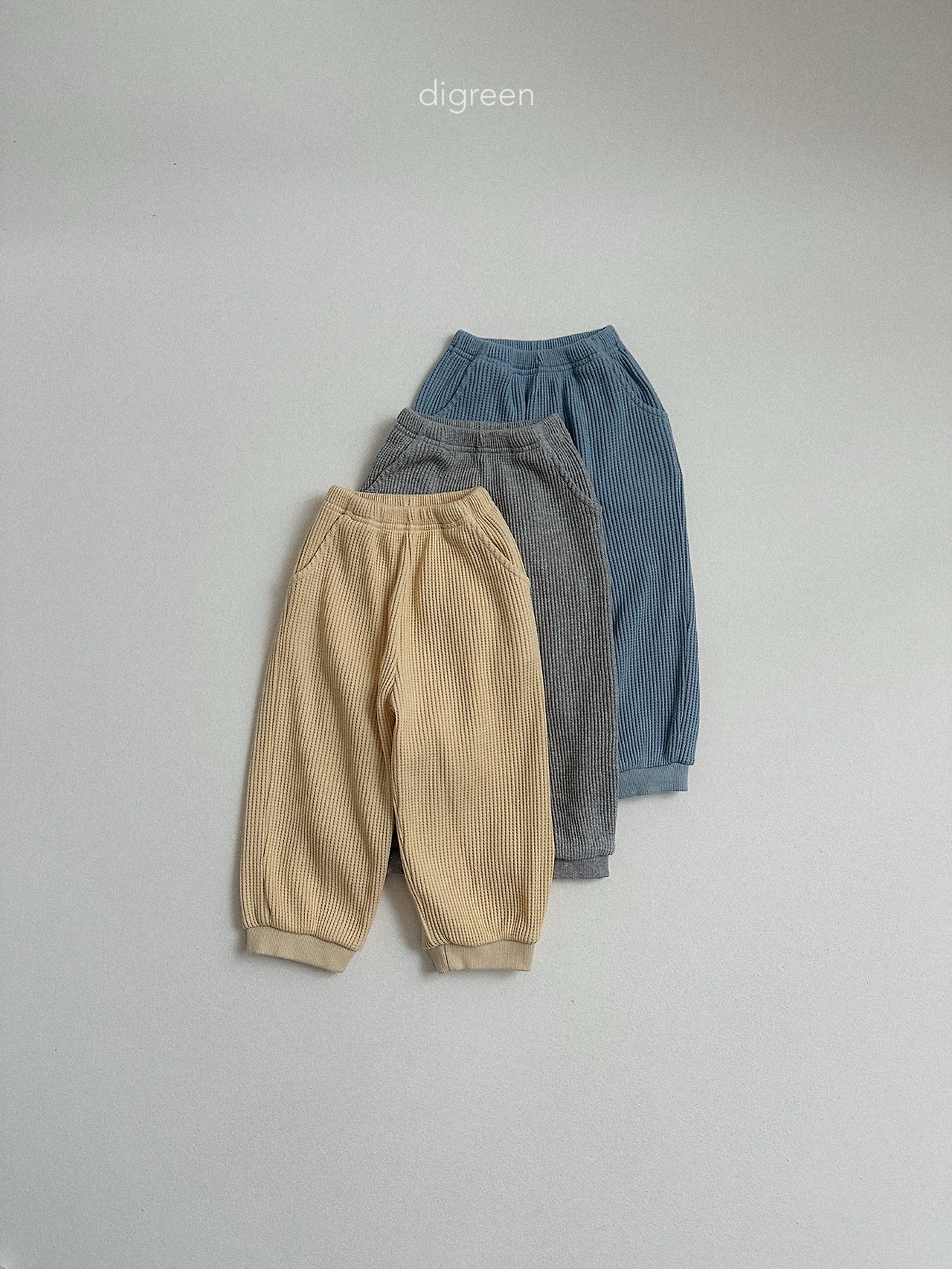Digreen | flat waffle pants 