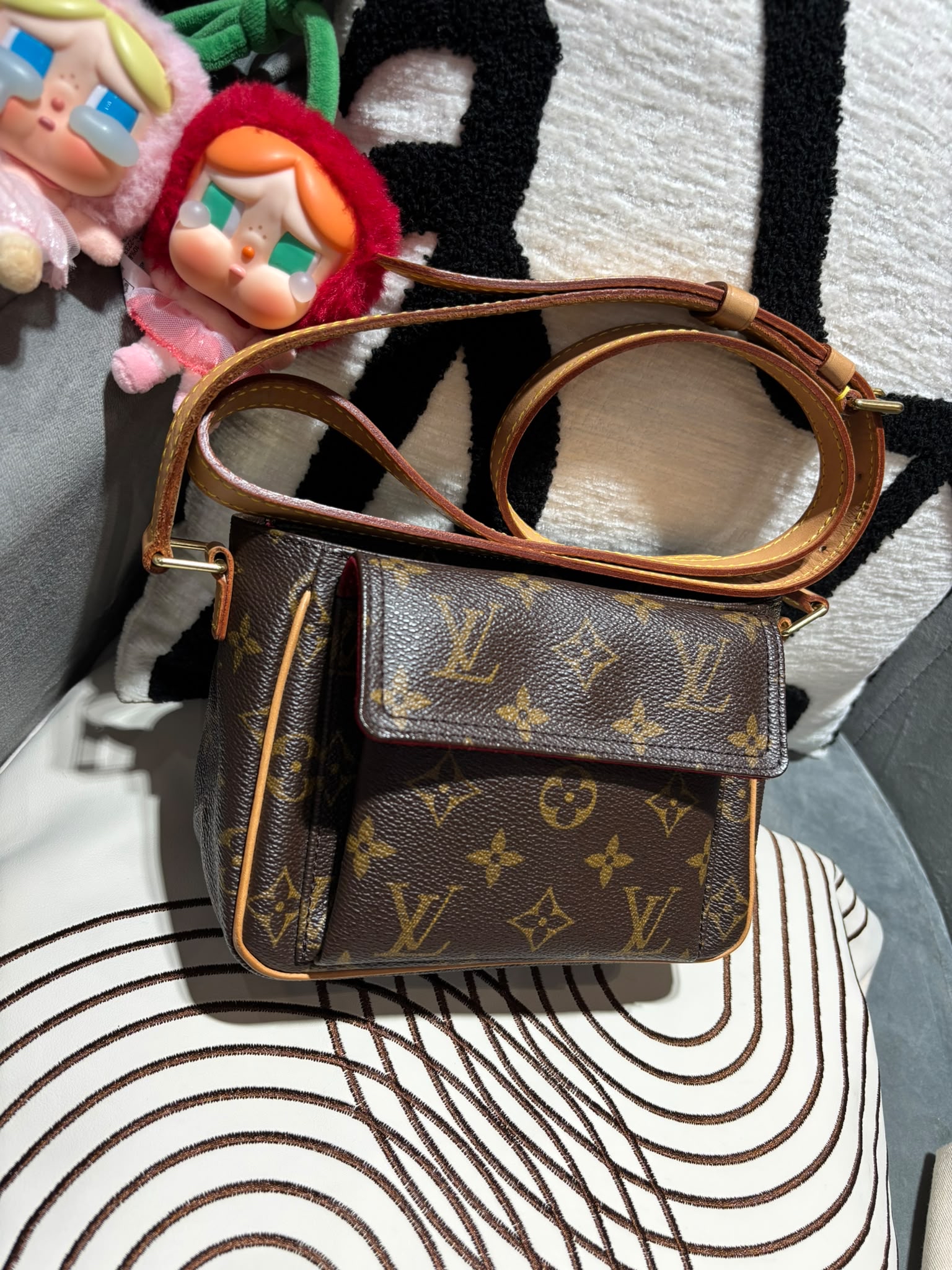 LV viva Cite PM crossbody bag Monogram 100%Authentic, 90%New ✅Dust bag