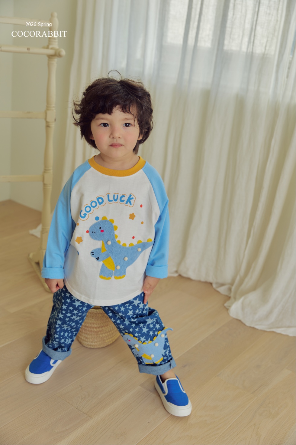 恐龍 Top / 恐龍星星長褲