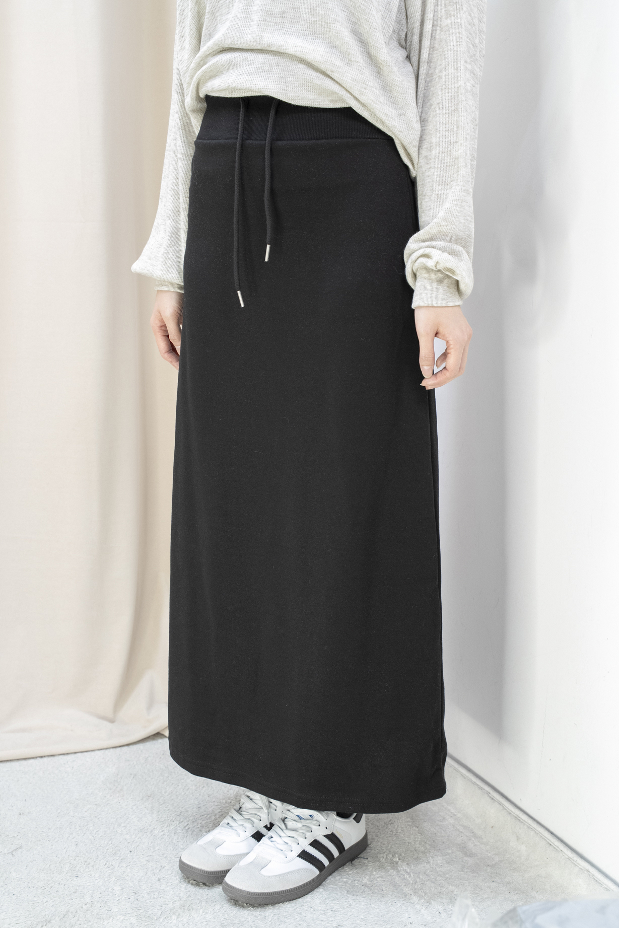 舒適棉不勒肚直順半身裙（5色）