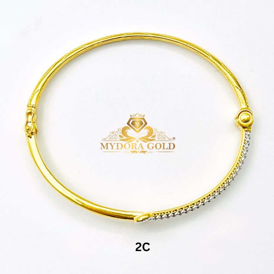 MYDORA EMAS 916 Gelang Moden Safety Pin l EMAS 916/22K