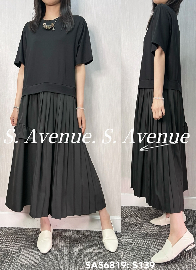 SA56819: 短袖下ruffle öp 