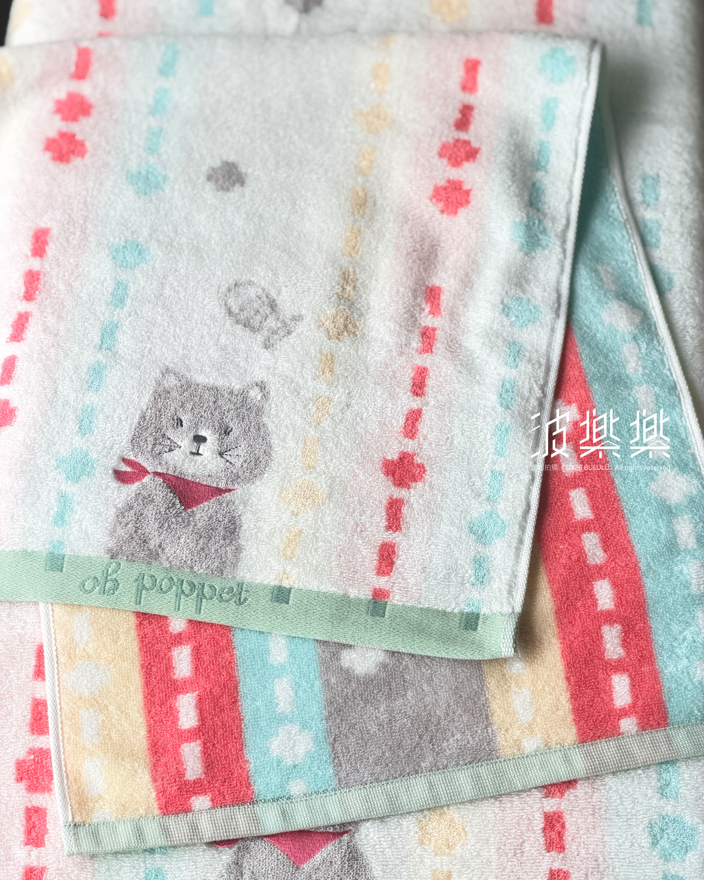\ ℕ𝔼𝕎! / Poppet 動物系列【貓咪】今治毛巾