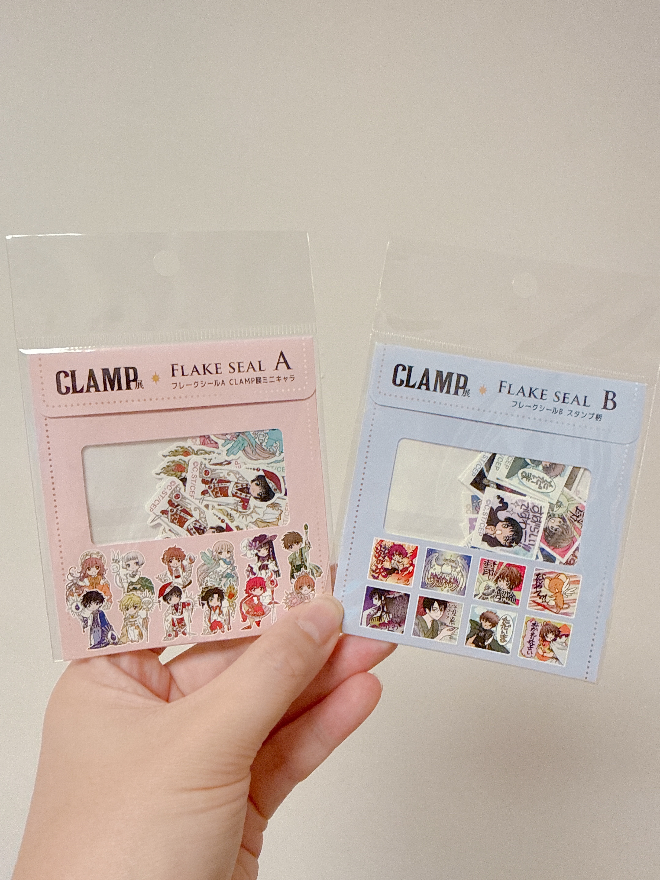 《Pre-Order》Cardcaptor Sakura Flake Stickers｜Clamp展 –SELECTION- in Korea (26C50-P）