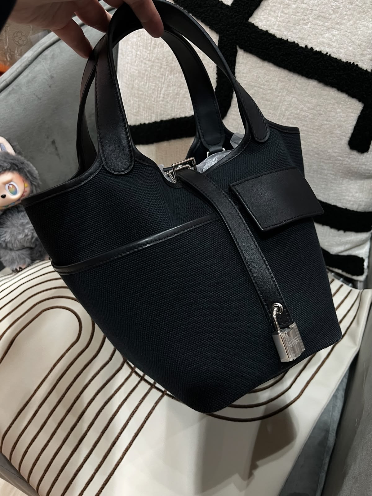 HERMES PICOTIN 18 LOCK POCKET cargo,stamp U 100%Authentic, 95%New ✅收據✅key lock✅ dust bag✅box