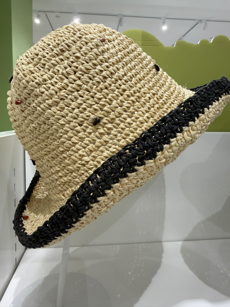 Colorful Mixed Yarn Straw Hat