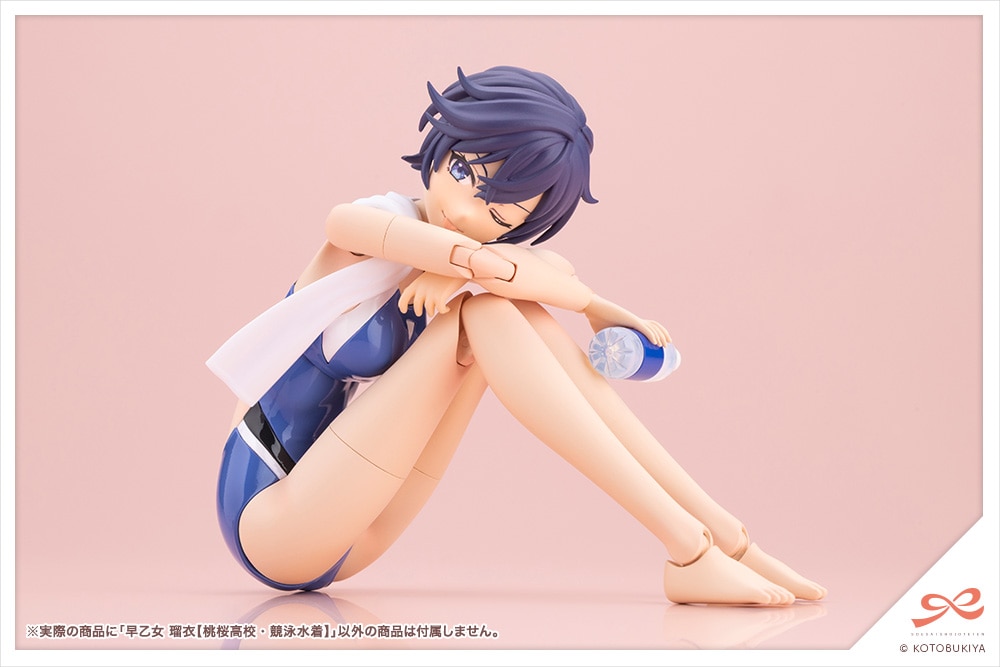 (預訂訂金 $100) (總價 $323) 壽屋 Kotobukiya 創彩少女庭園 早乙女瑠衣【桃櫻高校 競泳泳裝Ver.】 (KO04904) (行版) RUI SAOTOME