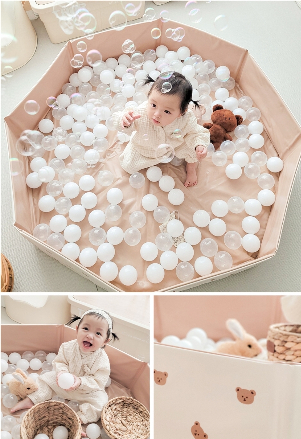dot to dot x Aguard Messy Play Mat 熊仔遊戲墊