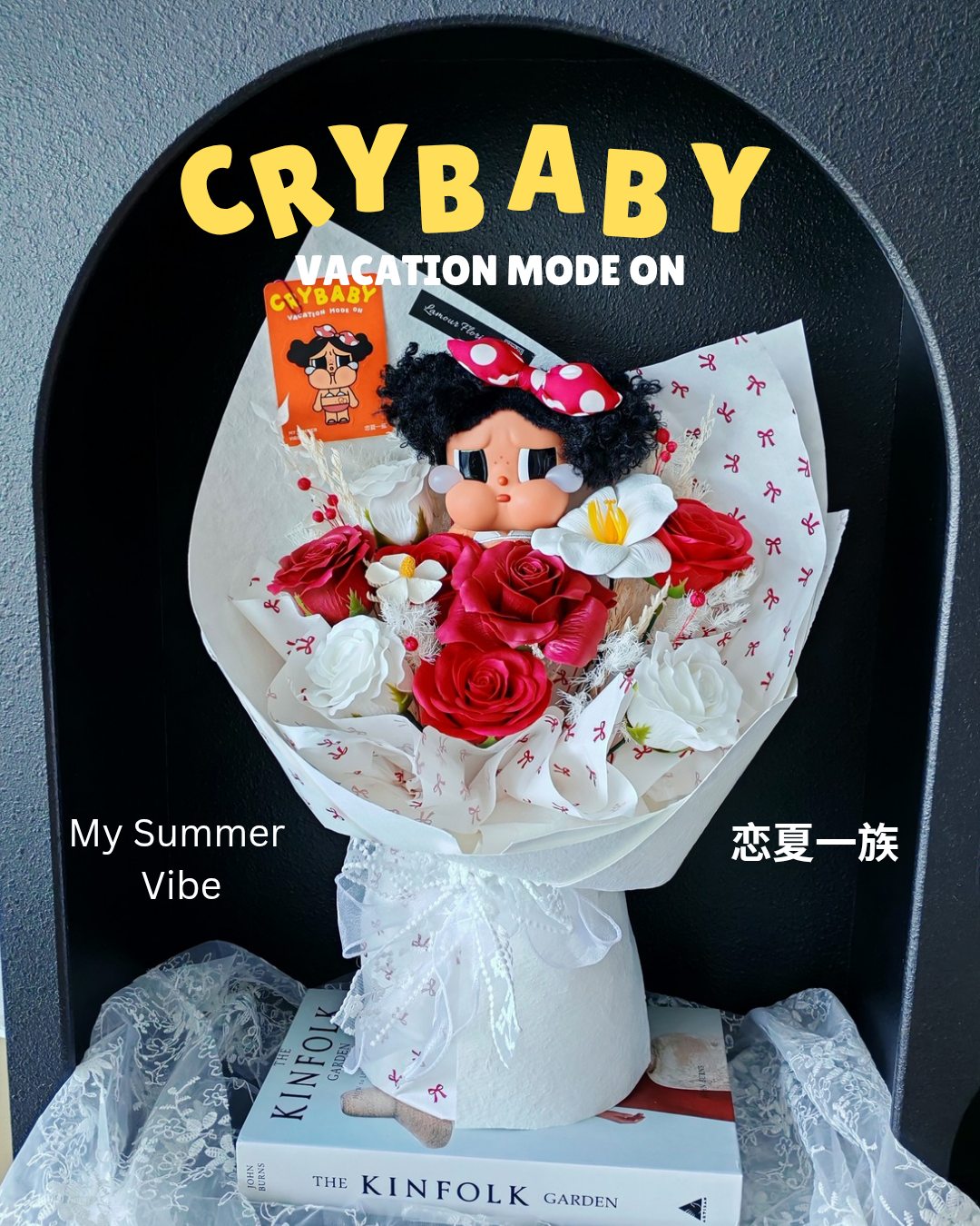 CRYBABY Vacation Mode On Flower Bouquet 