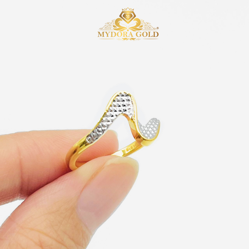 MYDORA Cincin Ombak Rindu Pahat (5G) l EMAS 916/22K