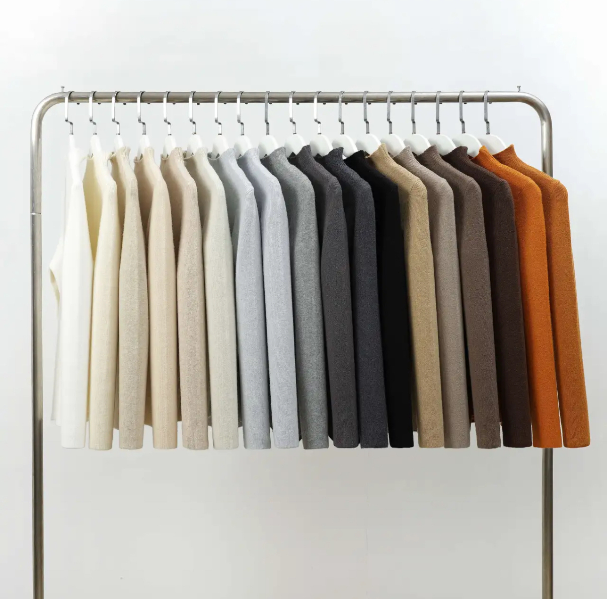 50色💗半高領百搭打底針織上衣🧶