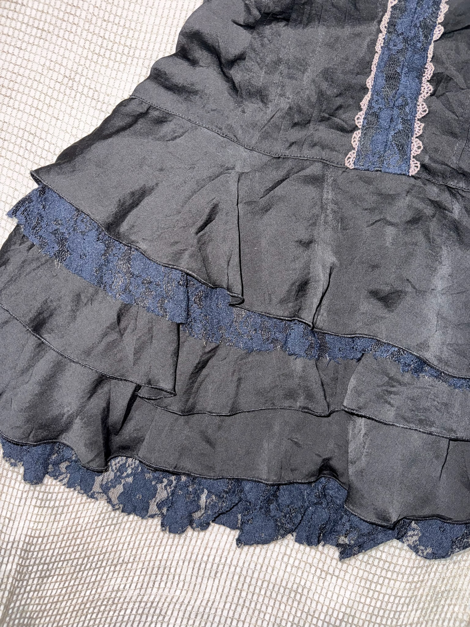 Axes Femme Black Corset-Style Cami Dress