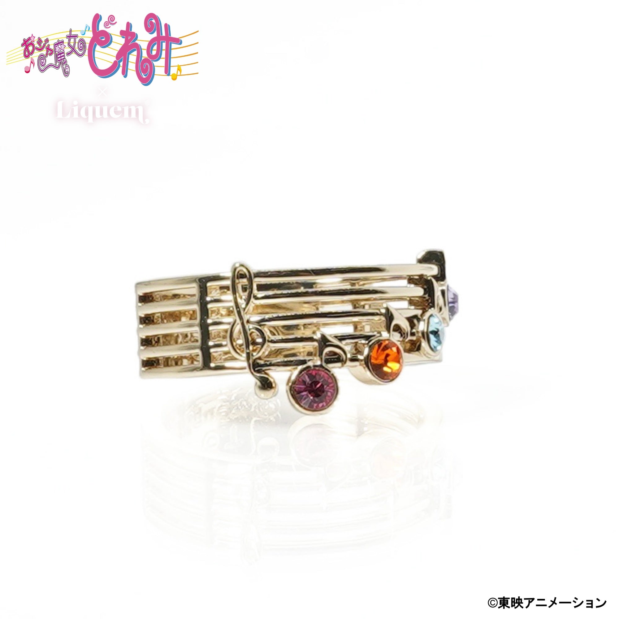 小魔女DoReMi 日本限定 Liquem 五線譜戒指 #P-DOG0974 [Liquem] (PRE-ORDER) [2026/09]