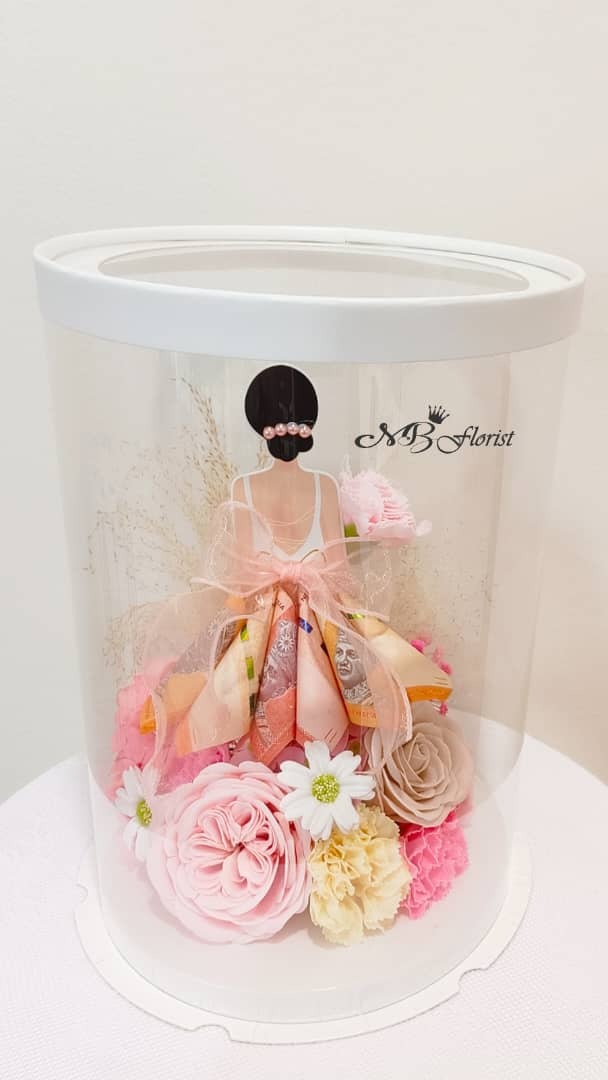 Valentine’s Money Bouquet（情人节有钱花束)