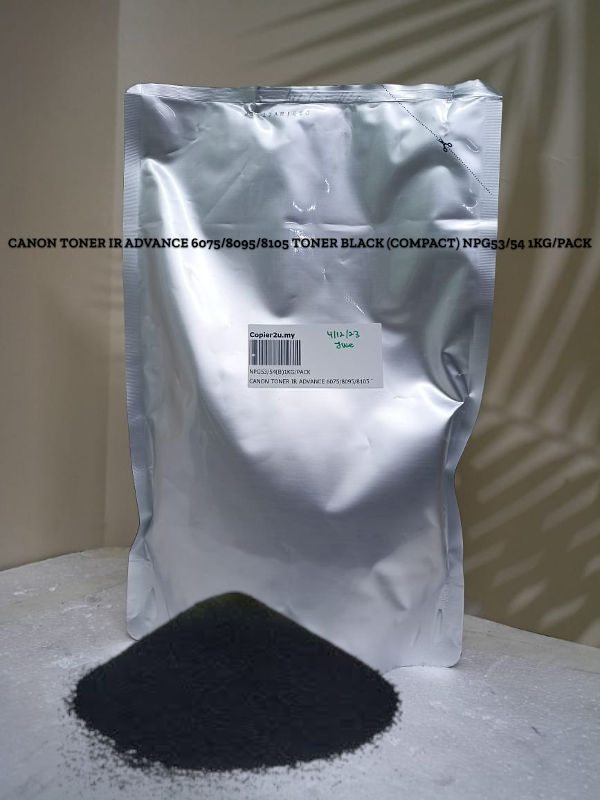 CANON TONER IR ADVANCE 6075/8095/8105 TONER BLACK (COMPACT) NPG53/54 1KG/PACK