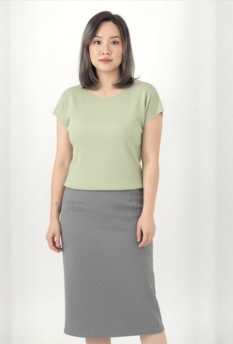 Wide Neck Relaxed Knit