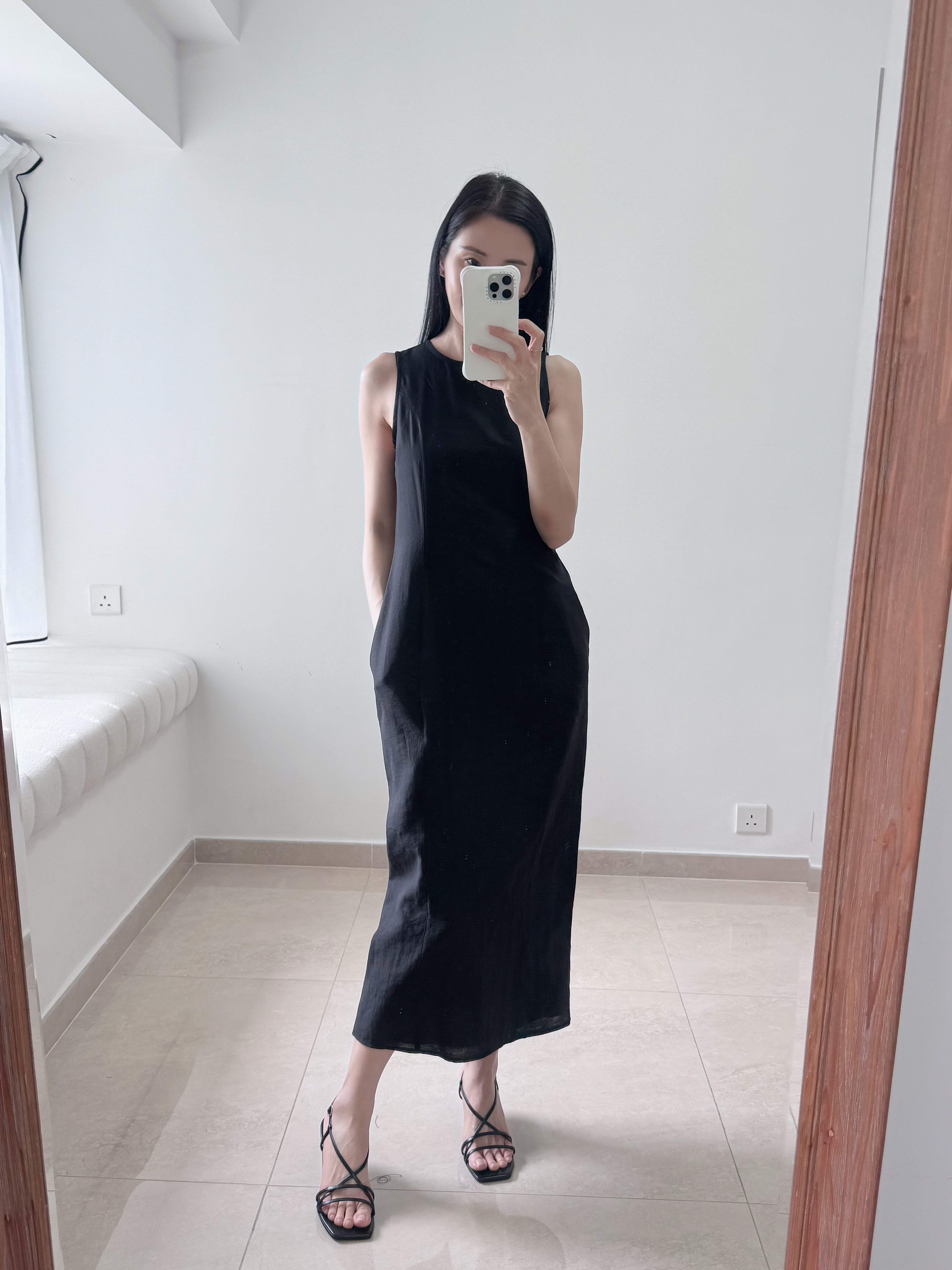 Elegant one piece long dress (with inner dress)
