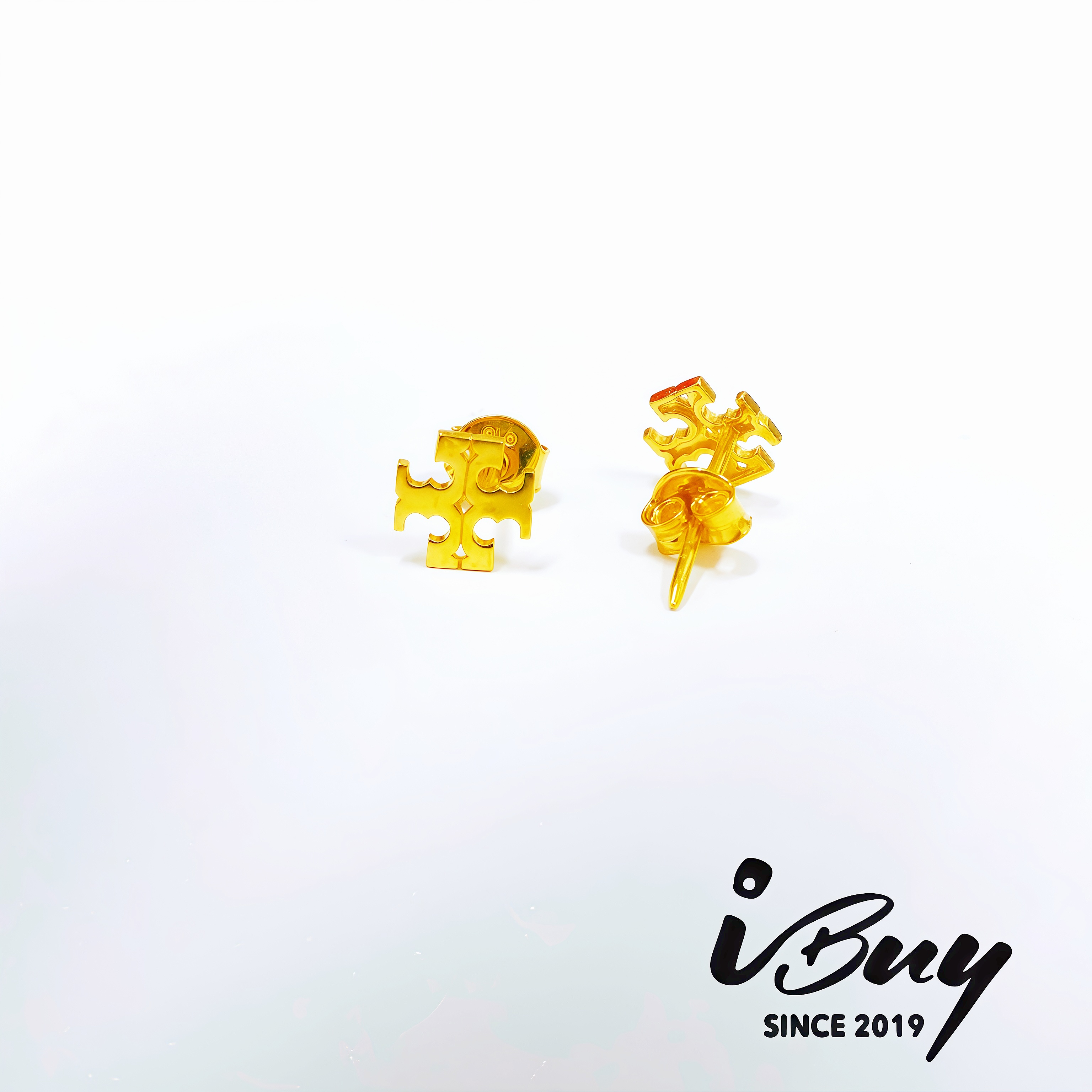 916 GOLD TORY BURCH EARRING 916 金 汤丽柏琪耳针