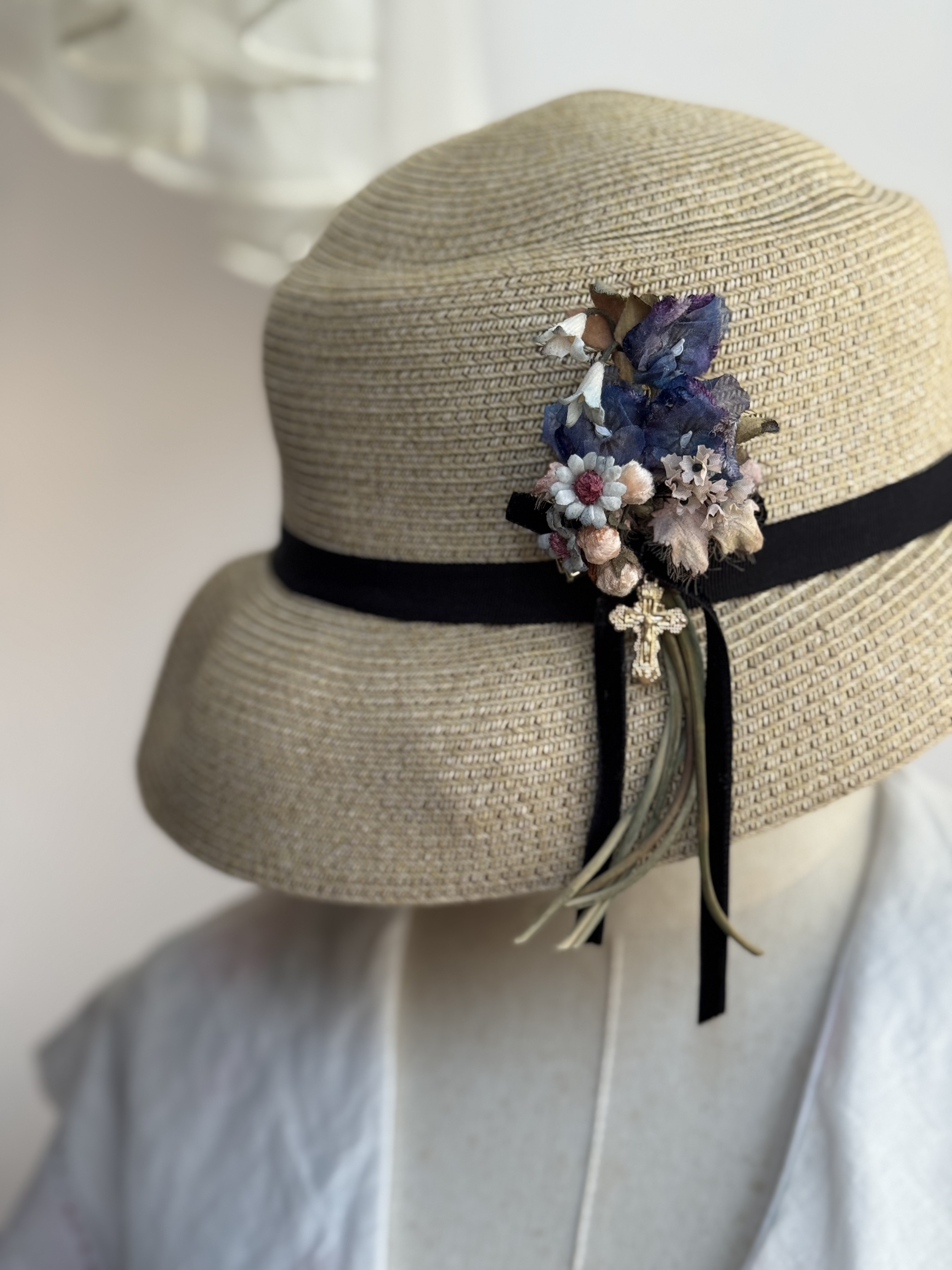 Miss Summer三色堇胸針+髪夾