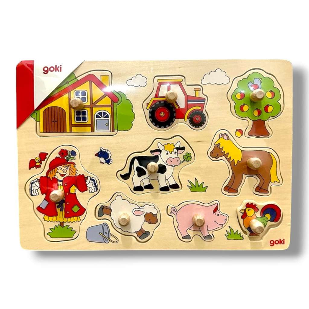 (F0572) 木製手抓拼圖（ 8片）