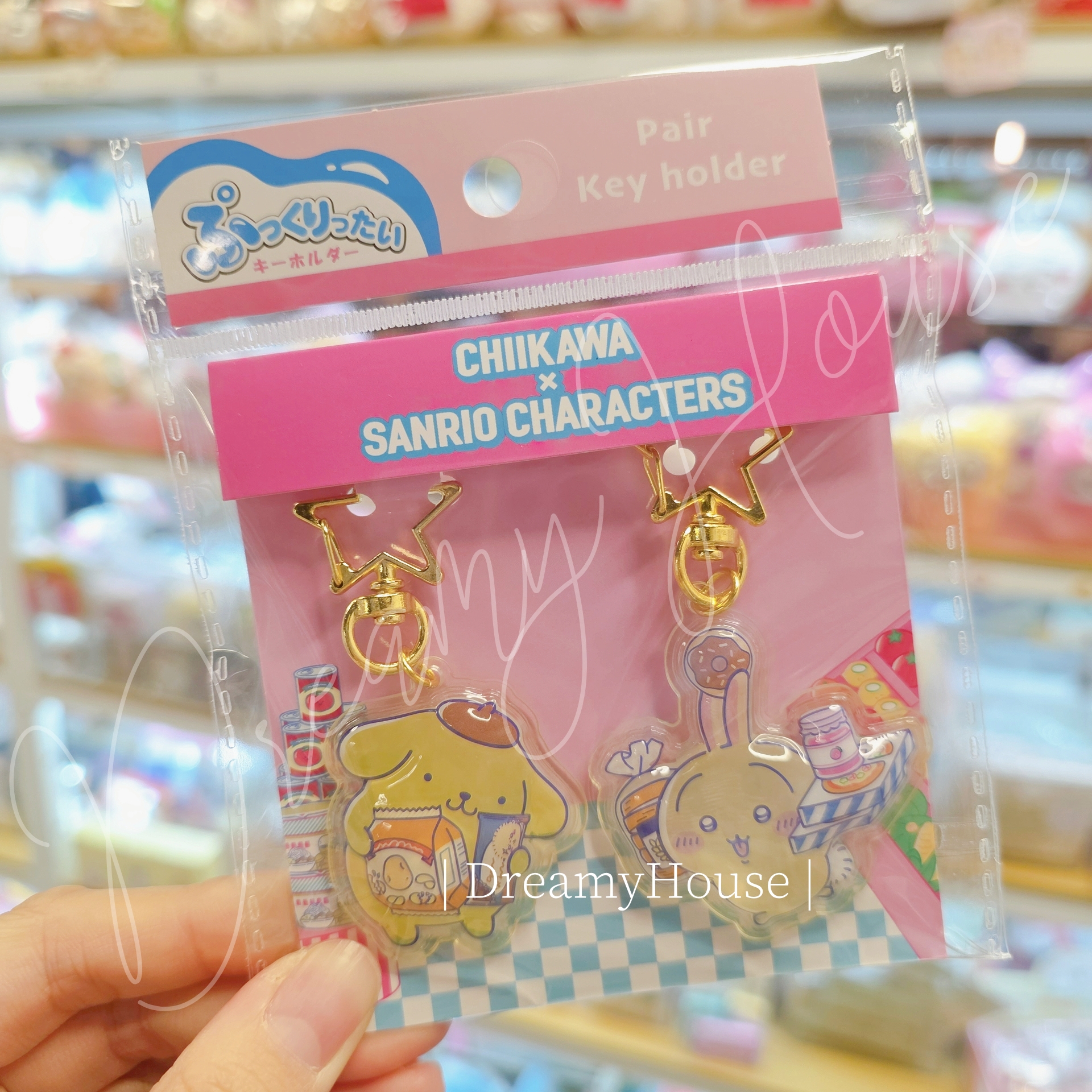 日本 Chiikawa x Sanrio characters 匙扣SET