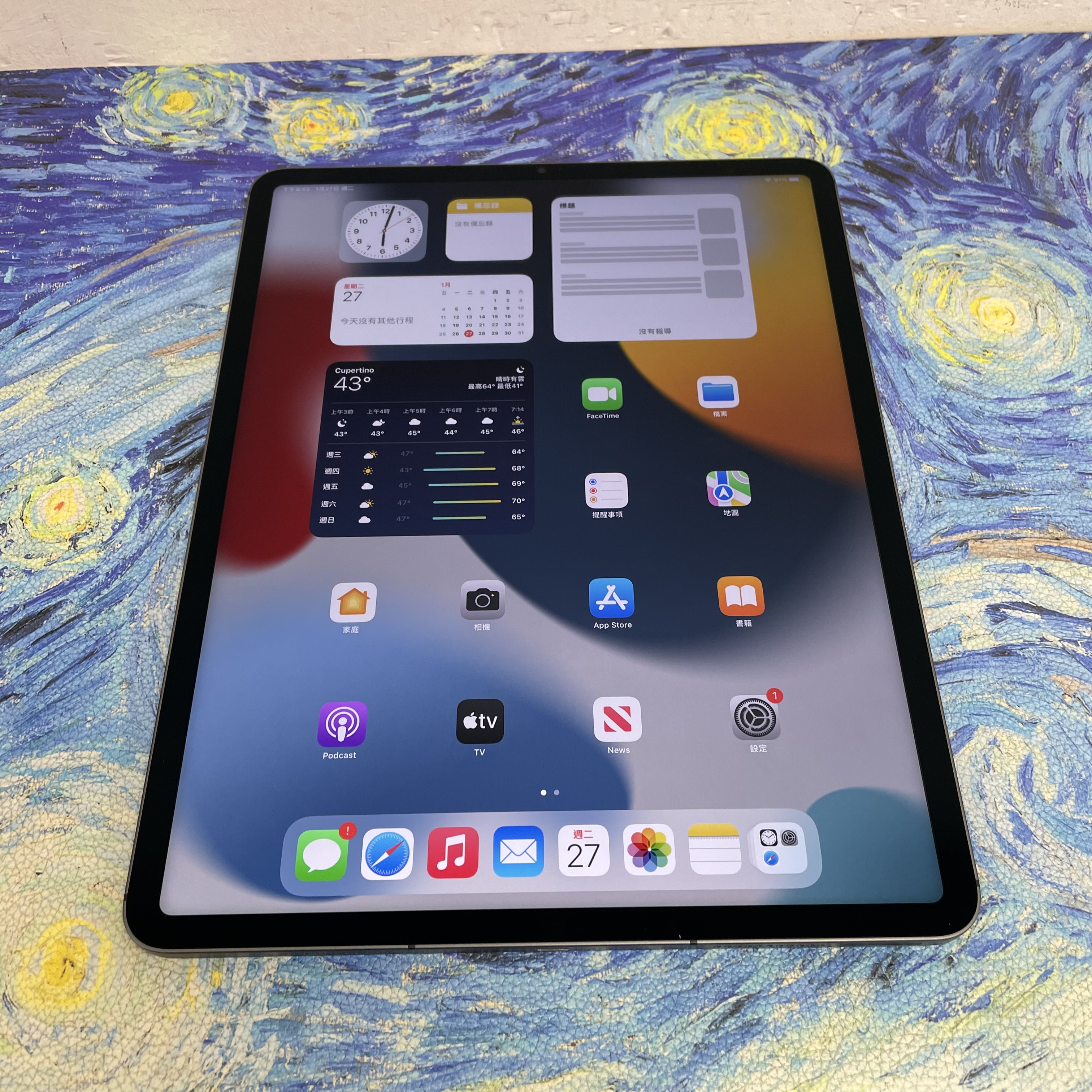 *D038100 iPad Pro 5 12.9吋 超靚機 128GB 插卡版 灰色 gray