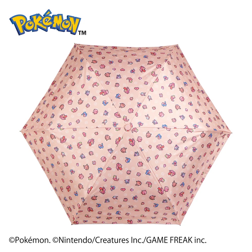 日本預訂📍Pokemon Pixel圖案連扣縮骨遮