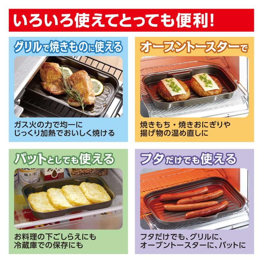 🔥🔥【日本製《竹原製罐》鍍鋁鋅鋼板附蓋烤盤】