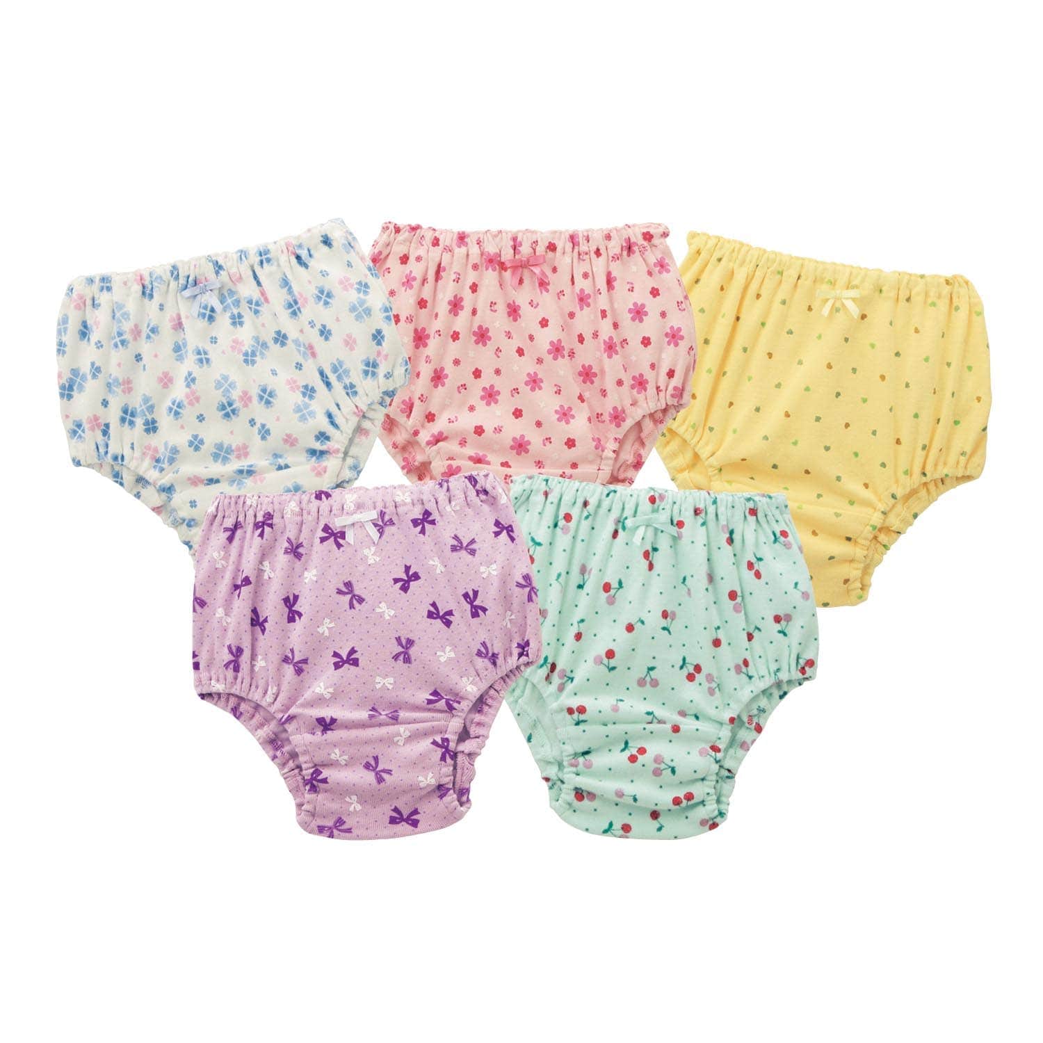 🆕【⭐訂購⭐】🇯🇵 日本直送  🌀日本品牌 #GITA 全綿內褲 (女孩) 套裝 [1套5枚] 🌀  [PLAA-0250] [260227]