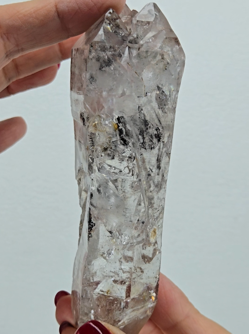 Carbon enhydro scepter with 2 giant bubbles - EN54