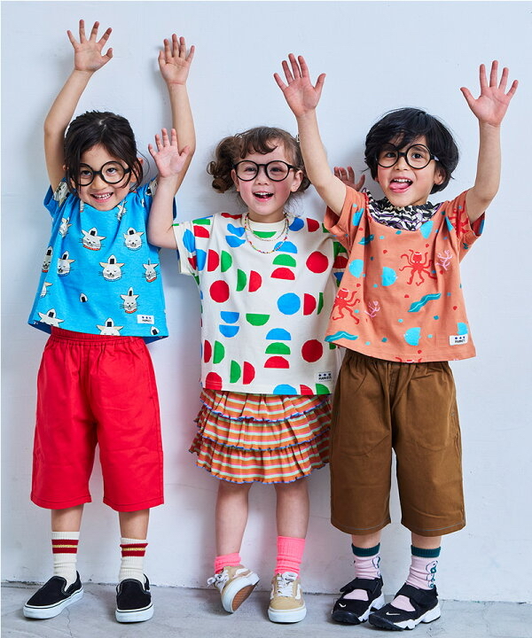 🇯🇵預訂 日本直送🇯🇵Markey’s十色吸晴趣味印花寬版短袖T恤